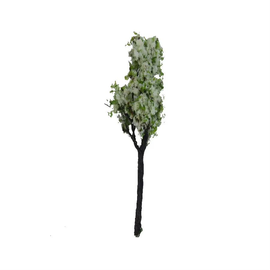 

2018 NEW 9CM Wire Green And White Model Trees For Railroad House Park Street Layout Green Landscape Scene Scenery