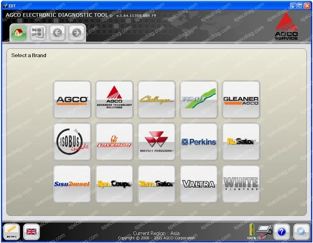 AGCO DIAGNOSTIC SOFTWARE PACKAGE