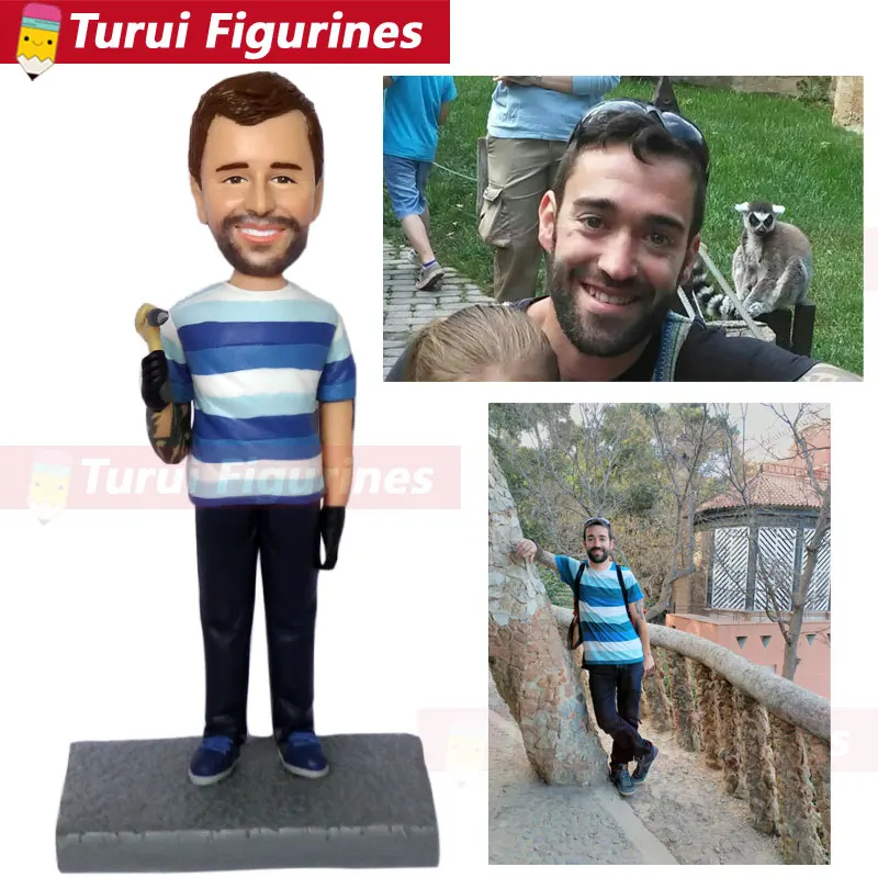 Imagem -05 - Figura Profissional de Capitão de Companhia Aérea Estatuetas de Argila de Polímero Figura de Ação Política da Vida Real Personalizadas Sangria Bonecas Esculturas