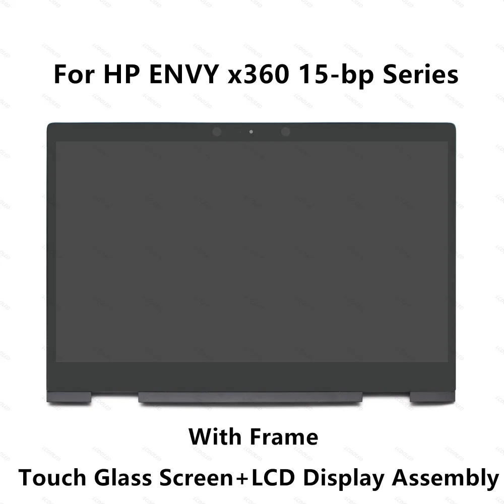 Touch Glass Digitizer LCD Display Screen Assembly For HP ENVY 15-bp105ni 15-bp105nia 15-bp105nn 15-bp105nw 15-bp105tx 15-bp105ur