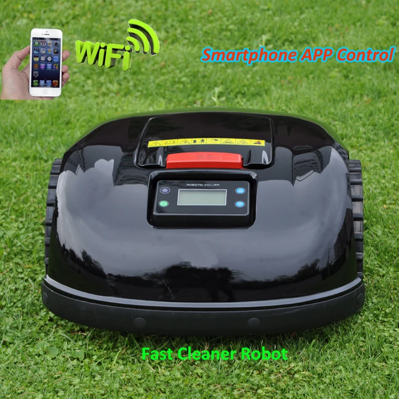 Two Year Warranty Newest 5th Generation Grass Mower Robot Lawn Mower E1600T For Big Lawn With 200m,200pcs pegs,16pcs blade
