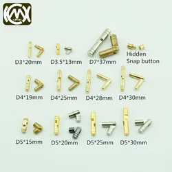 Pure copper hinge Spot sales hidden hinge Concealed hinge for Pen/gift box Wooden box cylindricity hardware Delivery fast