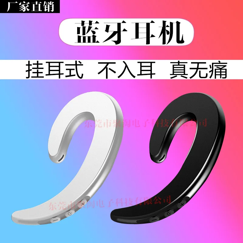 

Behind-the-Ear Wireless Bluetooth Headphones Bone Conduction Bluetooth Movement Headphones Stereo Car Mini Bluetooth Headphones