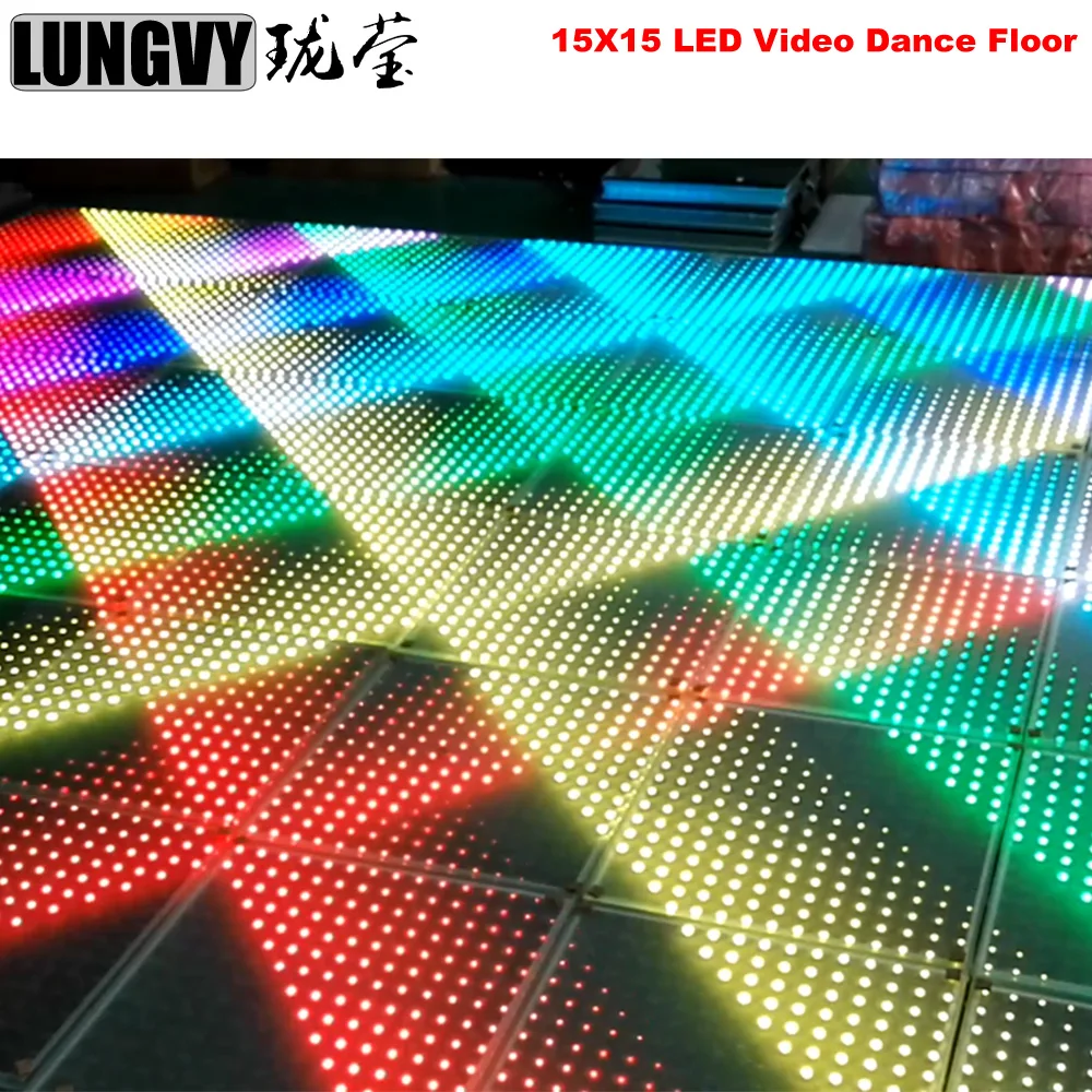 15x15 Pixel LED Video Dance Floor Stage Equipment LED Video Flooring Wedding Performance Stage Floor