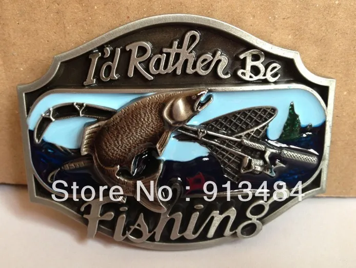 Fish belt buckle JF-B020 Wholesale brand new belt buckle 10 PCS free shipping