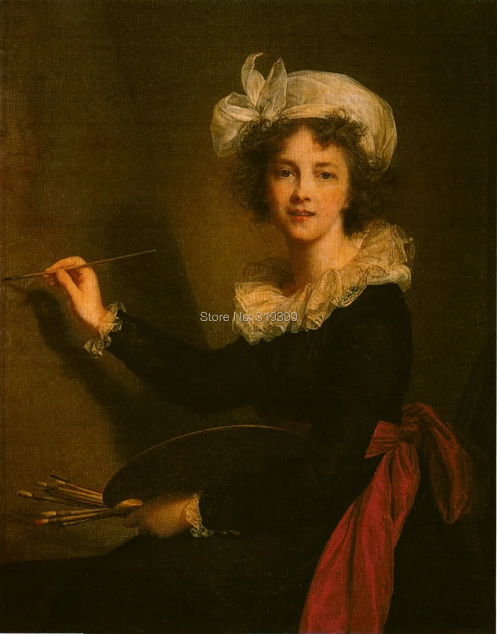 self-portrait-1790 BY  Louise Elisabeth Vigee Le Brun,oil painting reproduction,canvas art,handmade oil painting,museum quality
