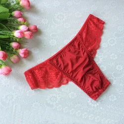 2018 hot Japanese new men's sexually healthy fabric everyday wear lace natural comfort thong jockstrap gay underwear