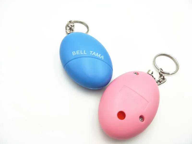 Egg-Shaped 140db Personal Keyring Attack Panic Safety Security Rape Alarm  Self Defense Keychain