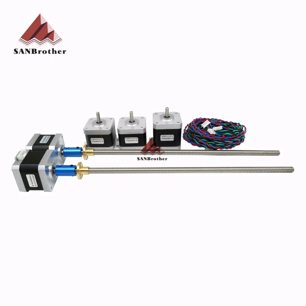 

Reprap Prusa i3 MK2 MK2S MK3 3d printer 300mm Z stepper Motor with Trapezoidal Lead Screw compatiable with mini-Rambo