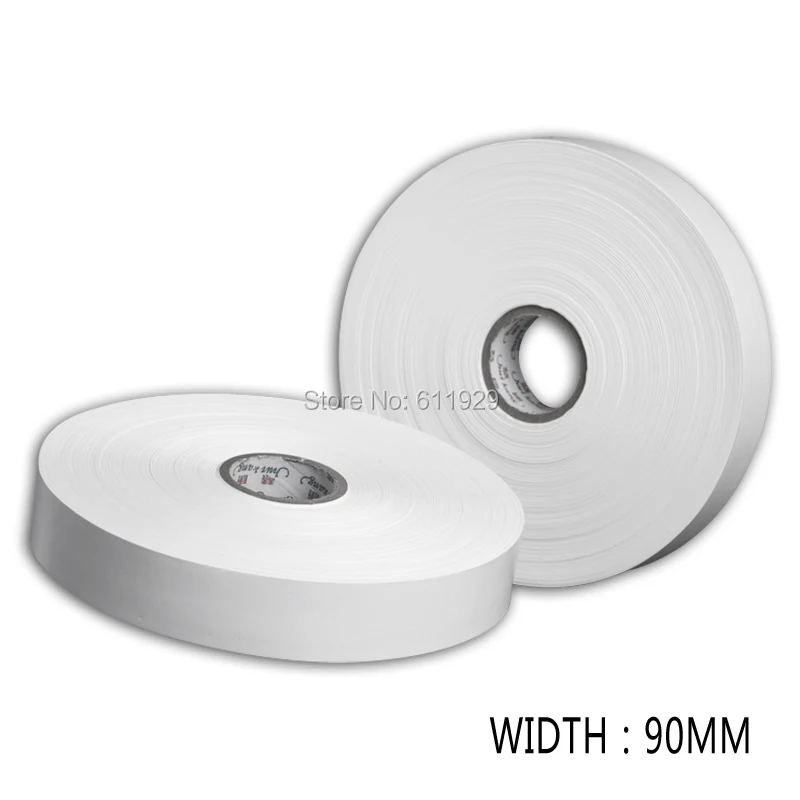 free shipping blank width 90mm nylon tape/customize clothing care label/garment printed tags/blank tape/non-woven fabric/ribbon