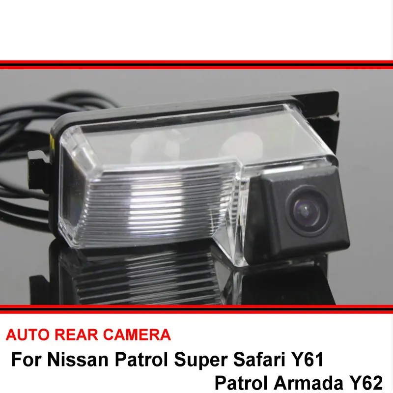 For Nissan Patrol Super Safari Y61 Patrol Armada Y62 Night Vision Rear View Camera Reversing Camera Car Back up Camera HD CCD