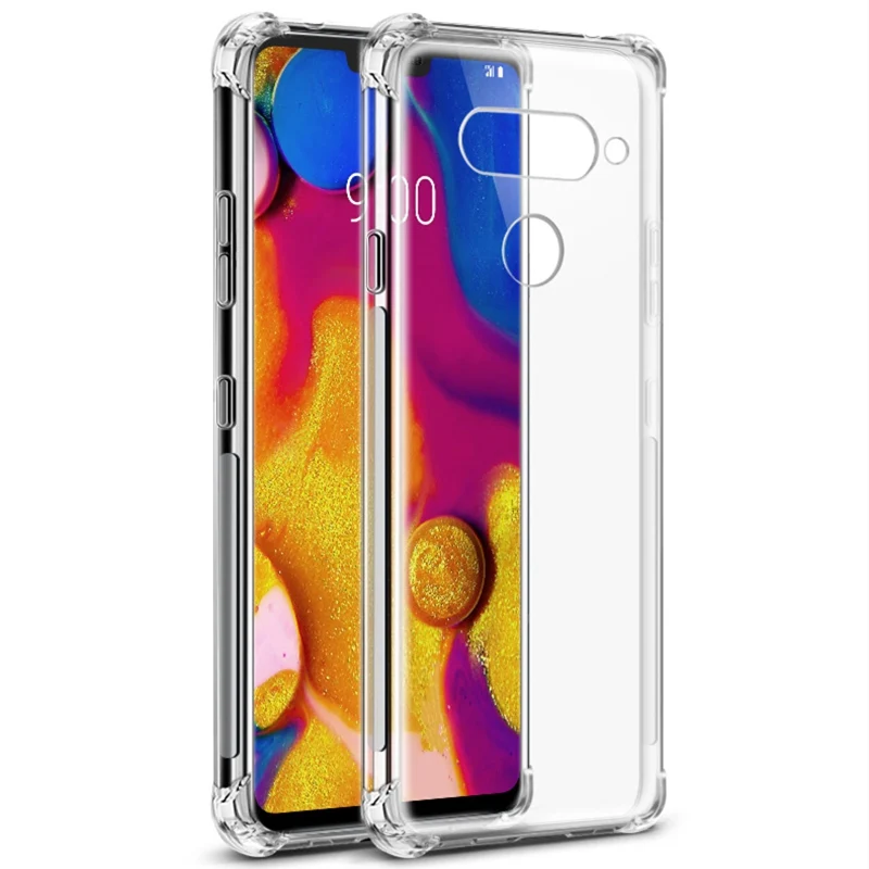 Cherie Shockproof Case For LG V40 V30 V20 V50 ThinQ K8 K10 2017 2018 Cover Soft TPU Transparent Case For LG G7 G6 Plus Q6 K50 Q9