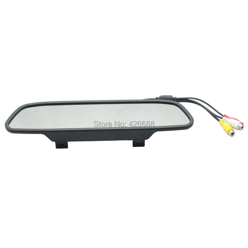 Cámara trasera de coche, espejo retrovisor de 4,3 "para VW Jetta PHAETON/SCIROCCO/SEAT LEON/BORA/EOS/LUPO/BEETLE/GOLF/SUPERB Passat B6 variant