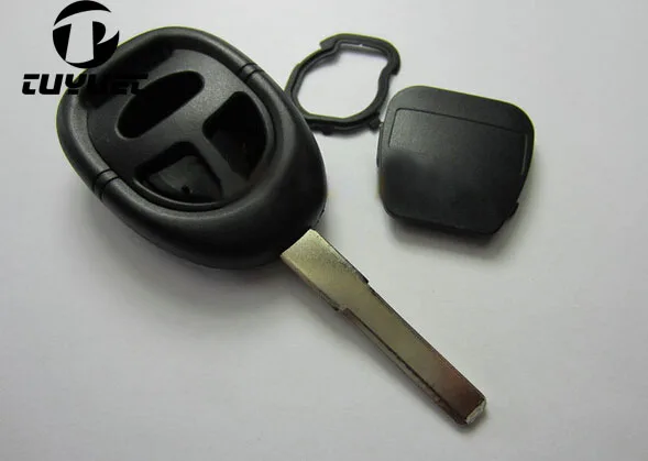 Brand New FOB Car Key Shell 3 Buttons For SAAB 9-3 9-5 Remote Key Case Fob With Blank Cylinder Blade Uncut