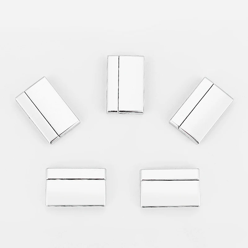 5sets Flat Magnetic Clasp for 30*3mm Flat Leather Cord Bracelet Jewelry Making DIY Fashion Jewelry Accessories