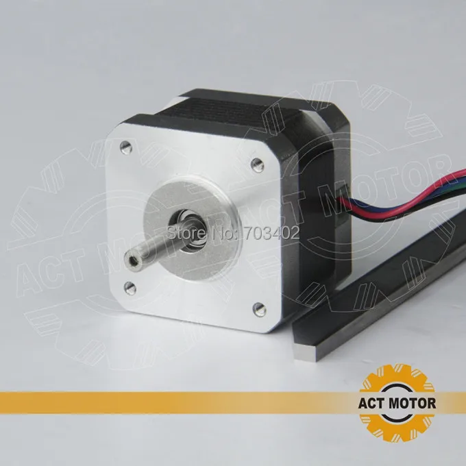 Free Ship From Germany!ACT 4Axis Nema17 Stepper Motor 17HS3404 2800g-cm 4-Lead 0.4A Bipolar+Driver DM420 1.7A 36V 128Micro+Power