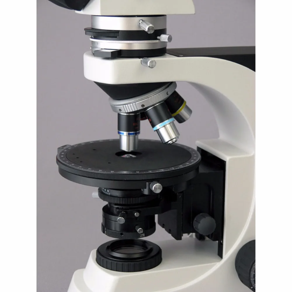 Infinity Polarizing Microscope--AmScope Supplies 40X-1500X Infinity Polarizing Microscope + 10MP Camera