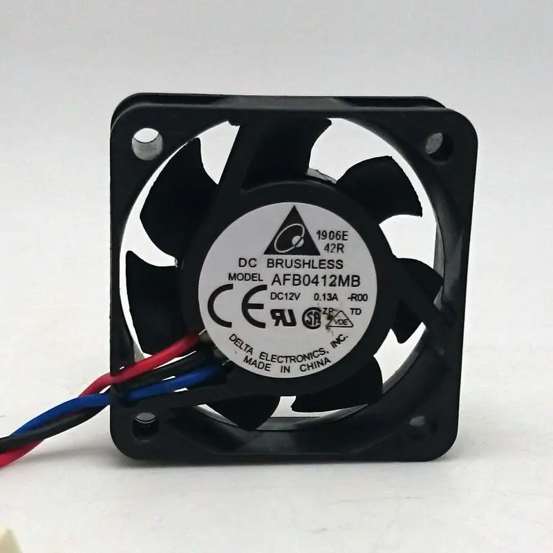 

USED DELTA 4CM AFB0412MB 4015 12V 0.13A 3lines silence CPU cooling fan