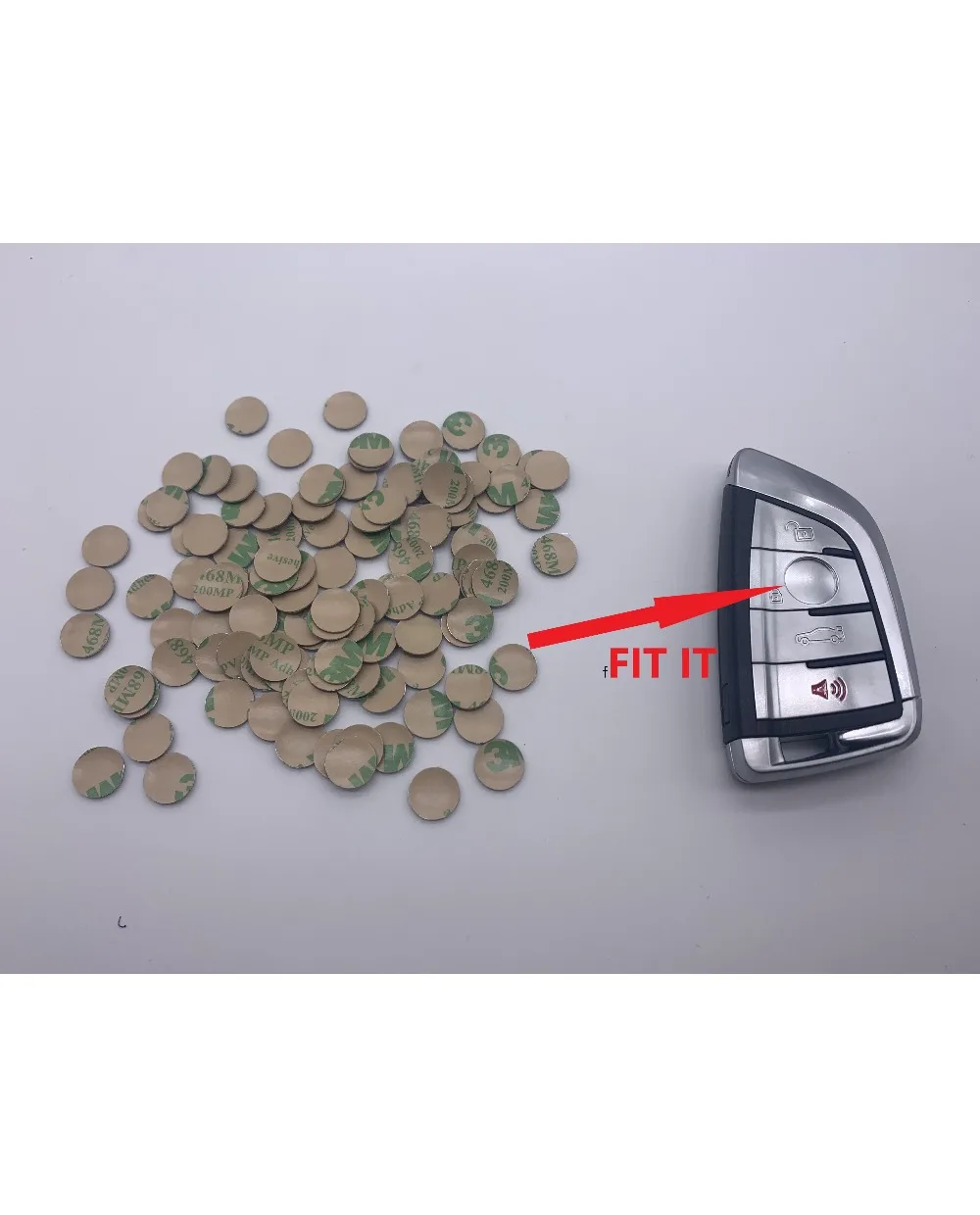 100PCS/lot 11mm Remote Key Emblem Logo Replacement for BMW 3 Series 5 Series 7 Series X3 X4 X5 X6 car key logo