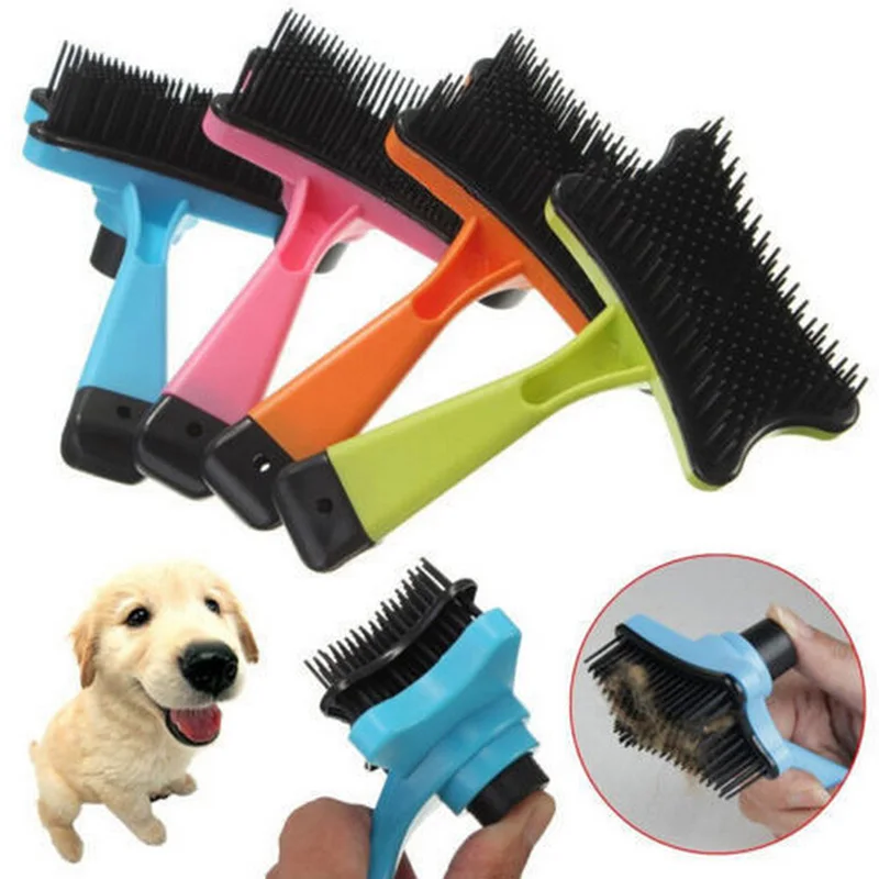 Pet Accessories Brand New Professional Puppy Cat Hair Grooming Slicker Comb Gilling Brush Quick Clean Tool Pet