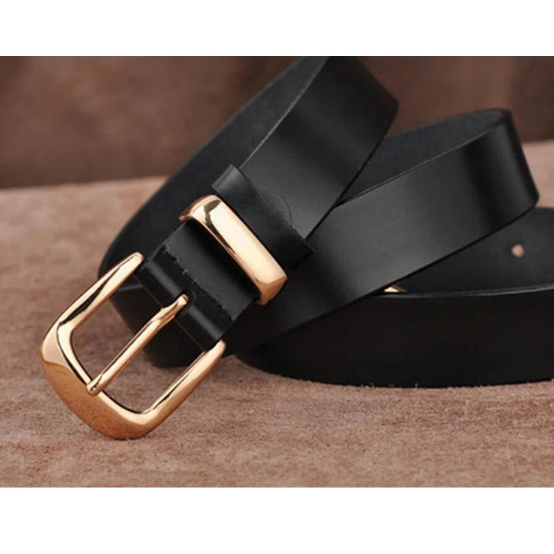 MEDYLA Women's Strap Casual All Match Women Brief Genuine Leather Belt Women Strap Pure Color Belts Top Quality Jeans Belt L27