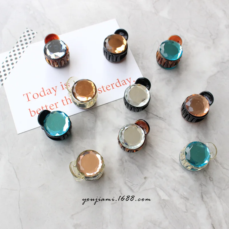 1 PC kobiety Retro kryształ górski w stylu vintage Mini korona spinki do włosów Spinki do włosów spinki do włosów Barrettes akcesoria do włosów