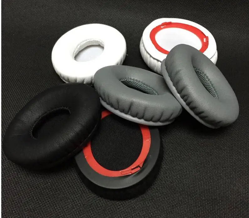 

2pcs/pairs Leather Headphone Foam For Monster Beats SOLO 1.0 headset ear pads buds Sponge cushion Earbud Replacement Covers