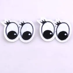 5PCs Iron On Patch DIY Eye Embroidered Patches For Clothing Fabric Badges Iron-On Sewing Patches CP0927