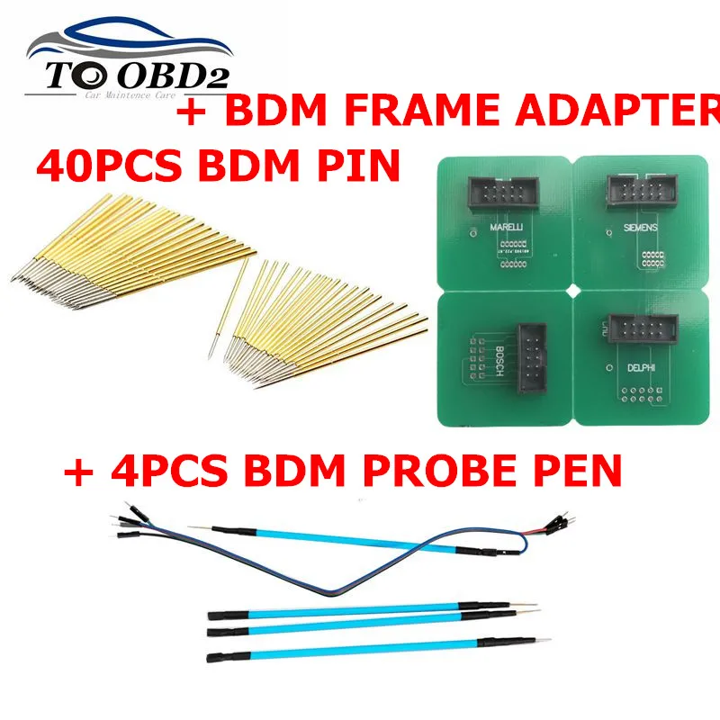 Car ECU chip tool BDM frame pin for 40pcs needles NEW LED BDM FRAME 4pcs Probe Pens Best For V7.020/V5.017/Fgtech/BDM100