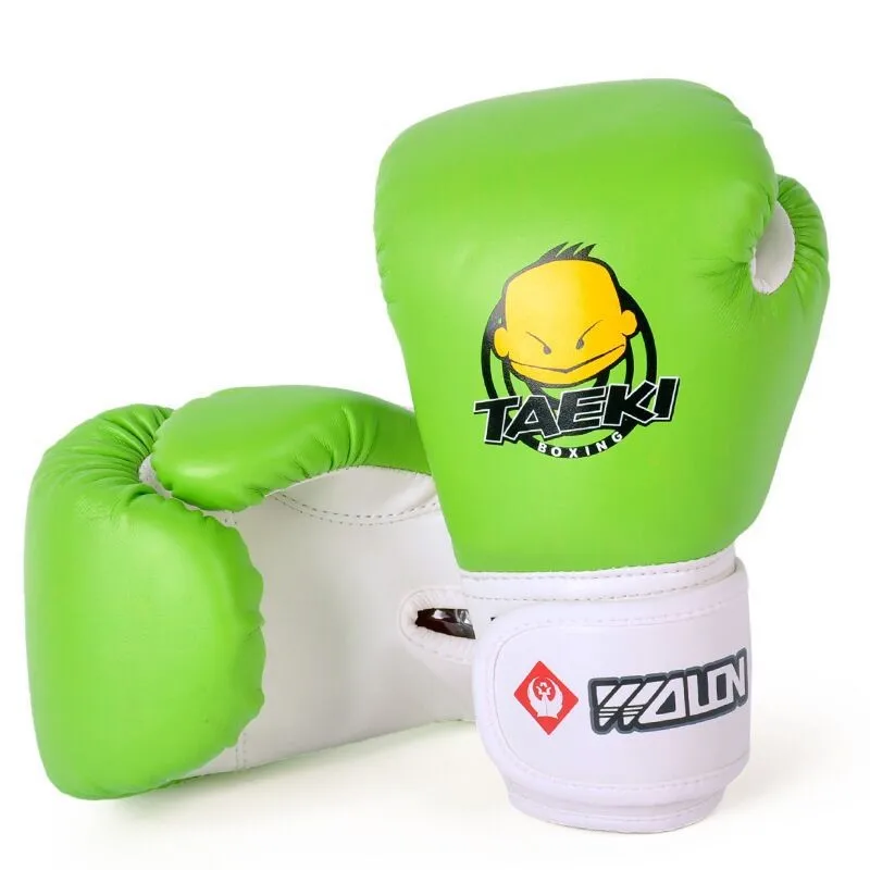 PU Leather Kids Children Boxing Gloves MMA Kick Boxing Sandbag Durable Junior Boxing Gloves Cartoon Fight Gloves Training Fists