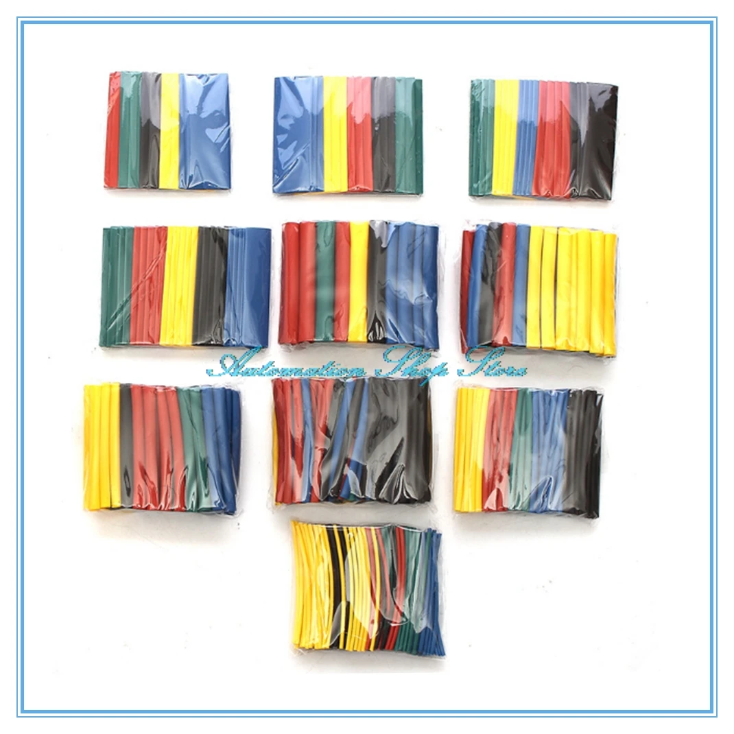 520Pcs 60mm 2:1 Polyolefin Heat Shrink HeatShrink Tube Tubing Assorted Wrap Wire Kit