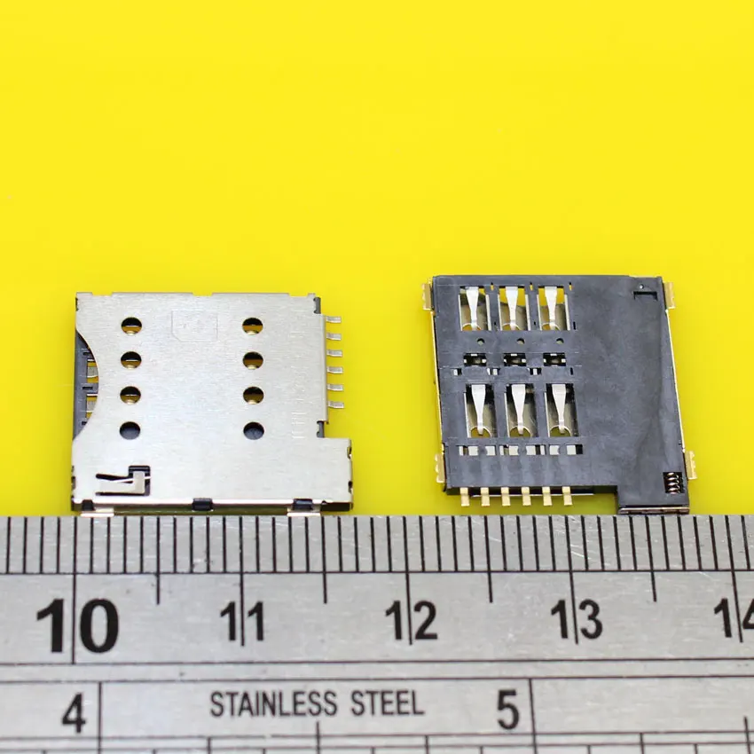 Cltgxdd KA-179 Echte Hoge Kwaliteit 6pin Push Micro Sim-kaart Socket Houder Slot Vervanging Connector