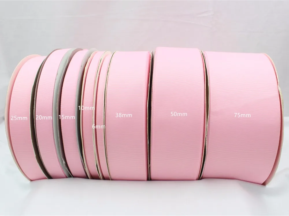 16609-0004,(6,10,15,20,25,38,50,75mm) 10yard/lot Solid Ribbons Printed grosgrain Wedding Accessories DIY handmade materials Gift