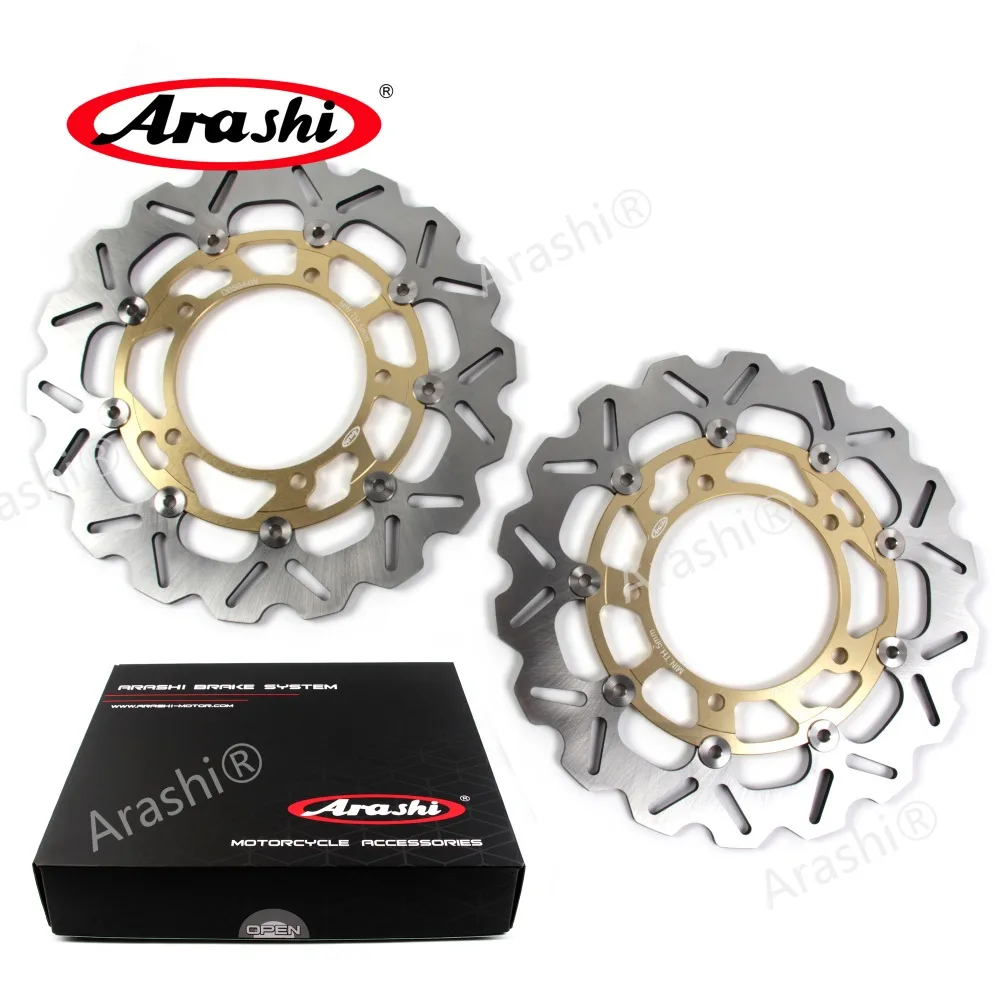 Arashi 2PCS CNC Full Floating Front Brake Disc Disk Rotor For SUZUKI DL V-STROM XT ABS 1000 2017 2018 2019 DL1000 Vstrom XT