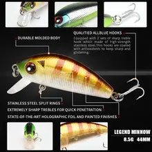Legend Minnow 44mm Sinking Wobbler Lure #4