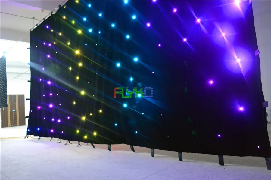 

latest chinese product led star curtain free shipping