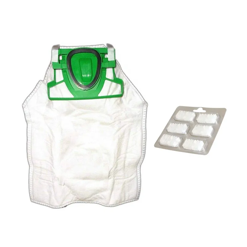 Тканевый мешок для пыли, ароматические таблетки Жасмин для Vorwerk VK200 FP200, запчасти для пылесоса, аксессуары