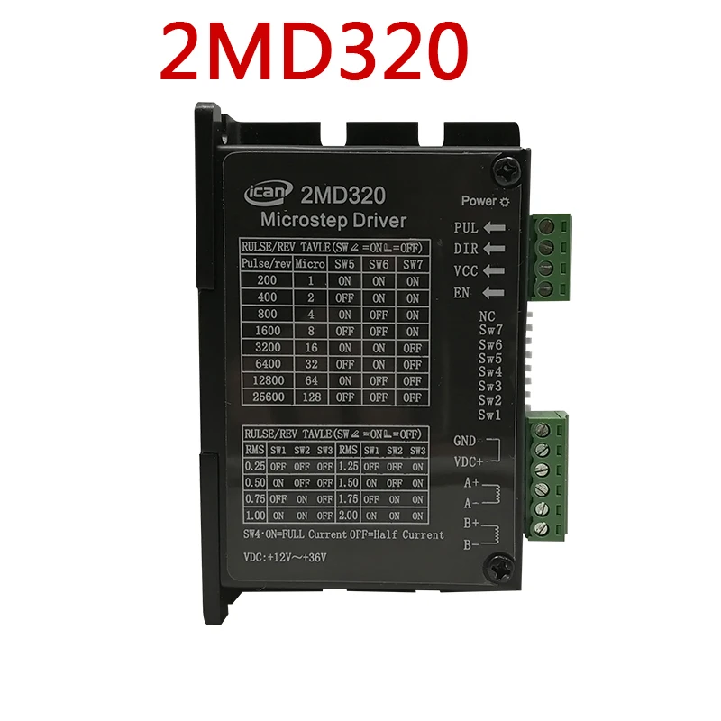 2MD320 2-phase stepper motor 2A digital Microstep driver controller  for 28/35/39/42 stepper motor instead of M415B