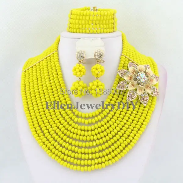 

Choker African Beads Jewelry Set Crystal Beads Necklace Set African Jewelry Set Crystal Jewelry Set W6562