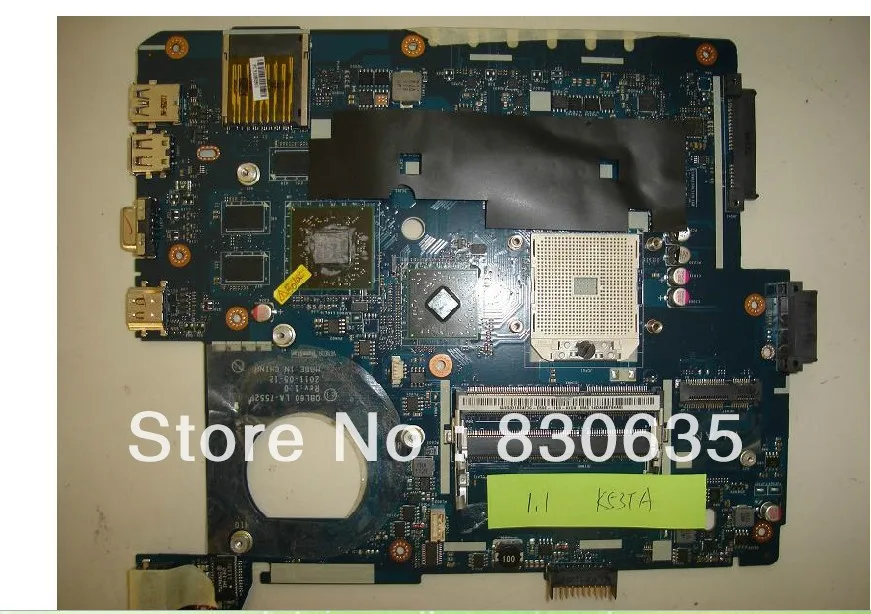 

K53TA lap motherboard tested by system price differences