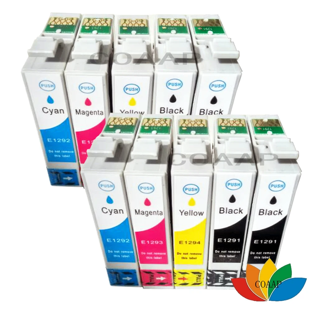 10x T1295 Ink cartridge for Stylus Office BX525WD BX535WD BX625FWD BX635FWD BX630FW BX320FW BX925FWD BX935WF Printer T1291-T1294