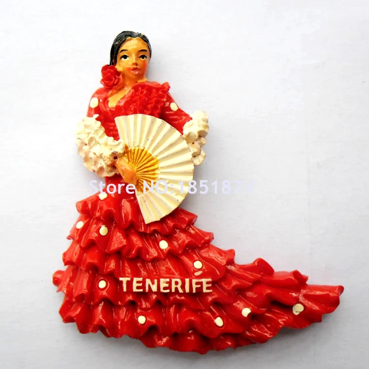 Impresionante Bailarina Española Recuerdo Para Decoración Y Souvenirs