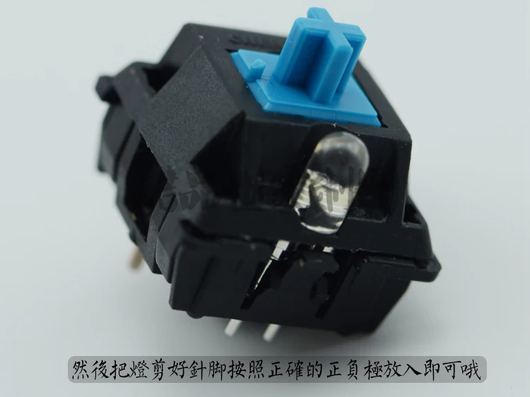 LED hot plug Crystal Oscillator base for cherry mx switch kailh gateron outemu otm blue red black brown