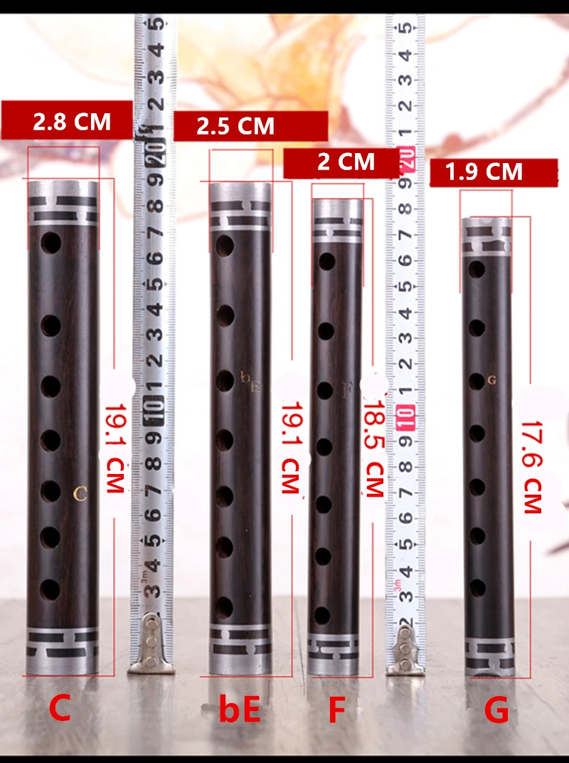 SevenAngel Guan Zi Pipe Chinese National musical instrument ebony woodwind instrument Da Guan Send a free reed