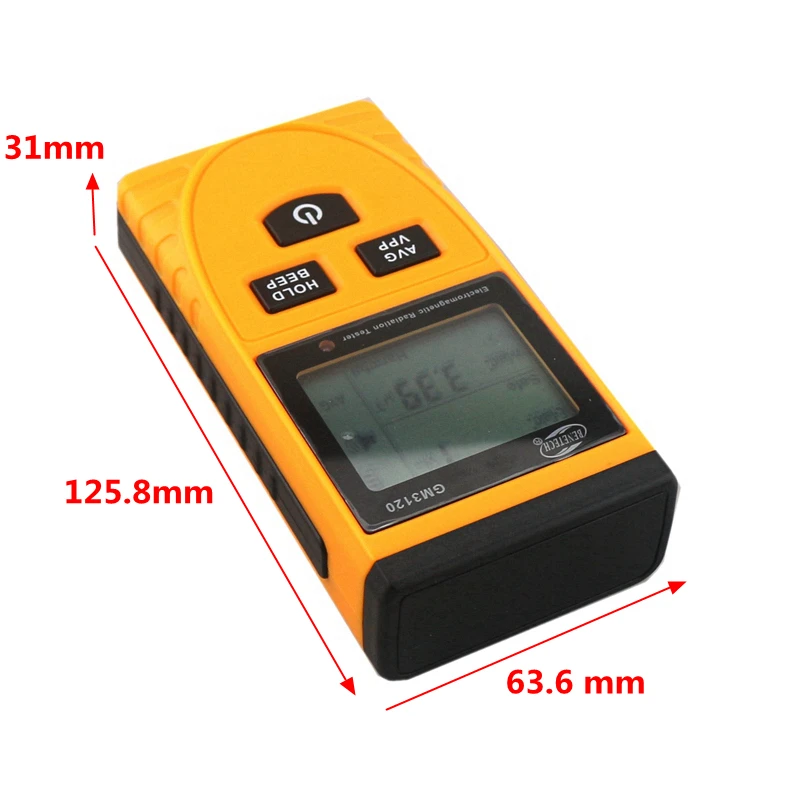 GM3120 Digital Electromagnetic Radiation Detector Dosimeter Monitor  Gauge Measuring Tool for Computer Mobile Phone LCD