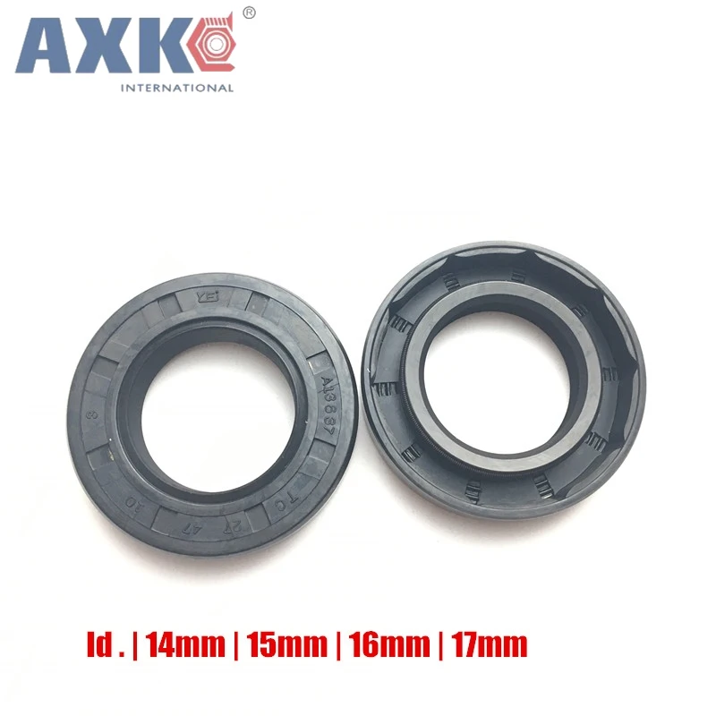 

AXK 7Mm Metric Tc Nitrile Rubber Double Lip Oil Seal Id . | 14mm | 15mm | 16mm | 17mm