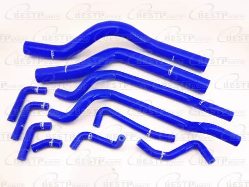 Silicone Radiator HEeat Hose Pipe Tube Kit Blue for 90 91 92 93 94 MITSUBISHI ECLIPSE DSM 4G63T 1G