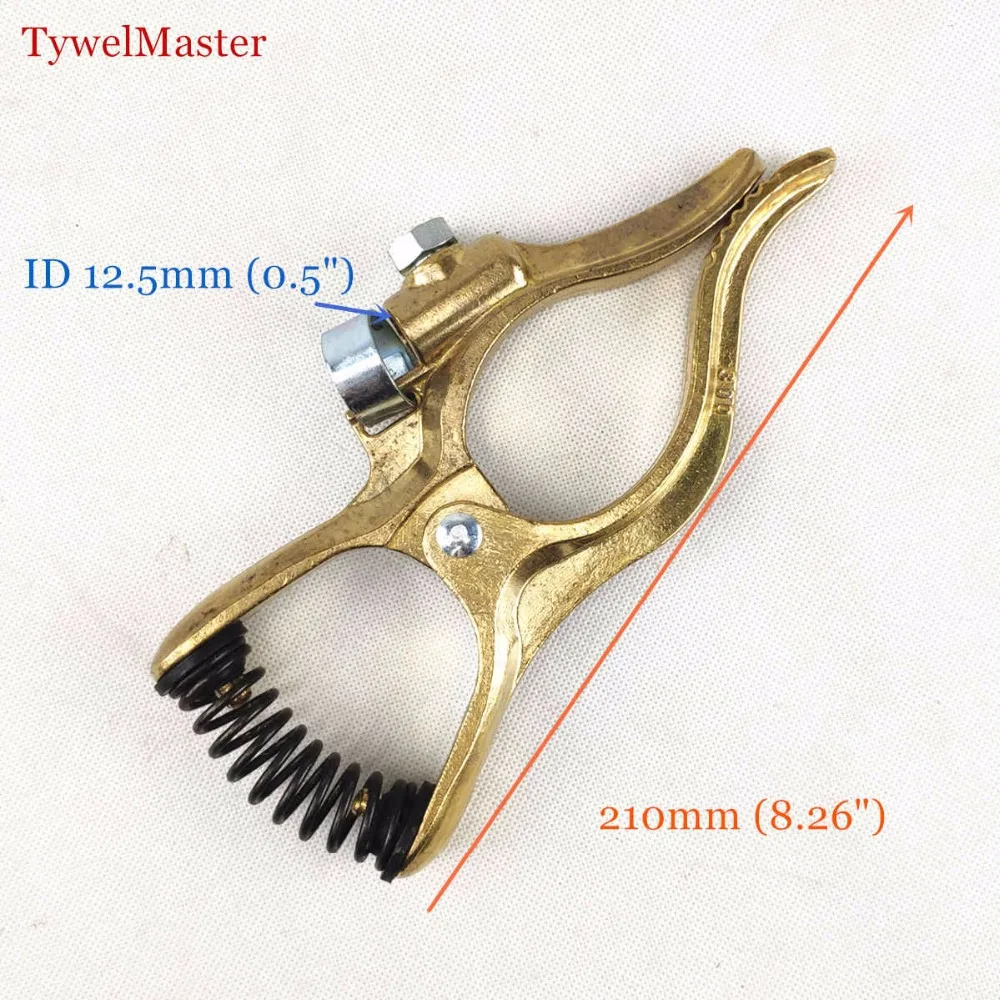 Welding Ground Clamp MIG MMA TIG Plasma Submerge Earth Cable Holder 300A Forging Brass Heavy Duty Type G Ground Cable Clamp