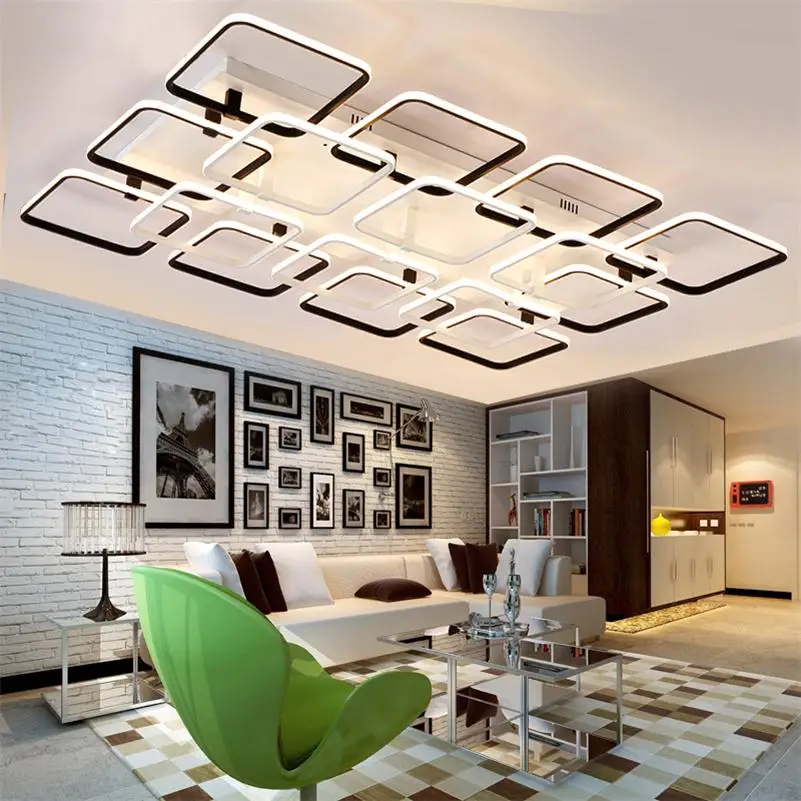 

Remote Control Dimmer LED Ceiling Light Living Room Lights Lamparas De Techo Plafonnier LED Suspension Luminaire Ceiling Lamp