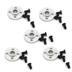 5pcs/lot Metal Servo Arm 25T Round Type Disc Matal Horns for MG995 MG996R Rc Servos Futaba ACE Robot